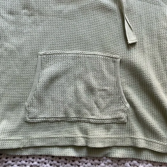 Telluride clothing green waffle knit hoodie - Picture 6 of 6